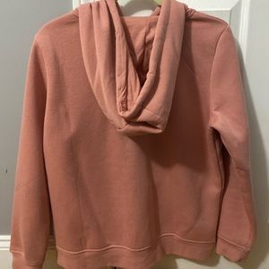 Pinkish zip up hoodie
